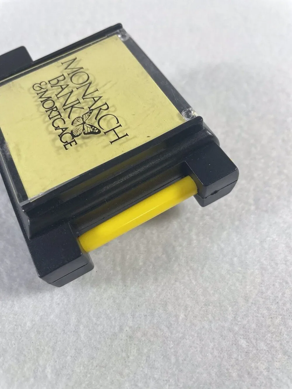 Vintage Bostic Tape Measure with Belt Clip Level sticky notes & pen Black Yellow